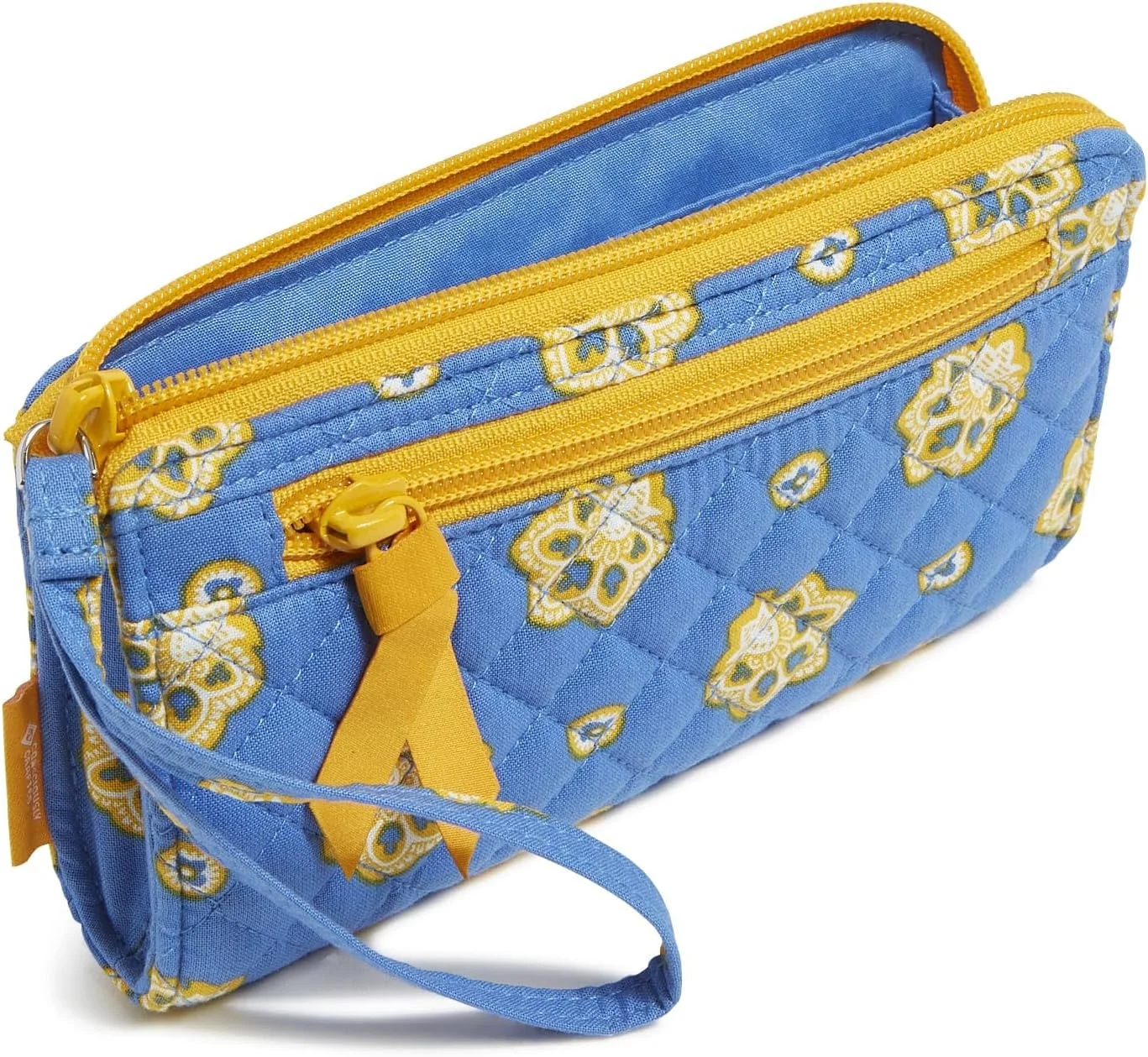 کیف پول مچی زیپ دار زنانه ورا بردلی از جنس کتان مرغوب با محافظت RFID