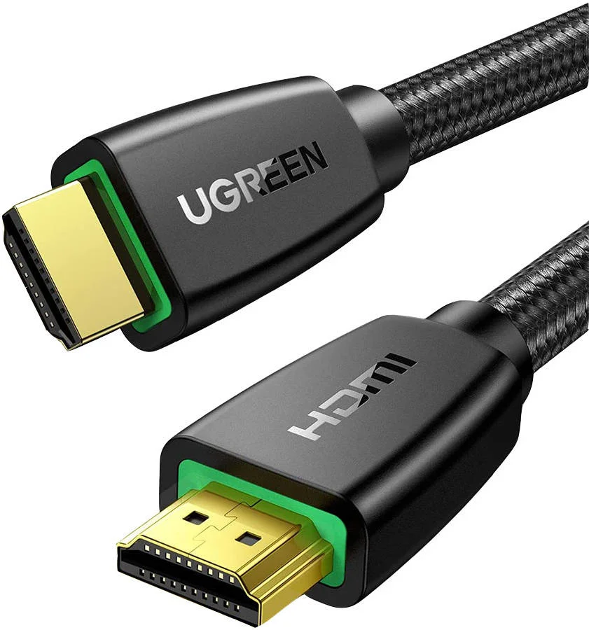 کابل HDMI به HDMI یوگرین، رزولوشن 4K@60Hz UHD، سرعت انتقال داده 18 گیگابیت بر ثانیه، حالت های مختلف، کابل HDMI ARC، طول کابل 1.5 متری، مشکی | 40409