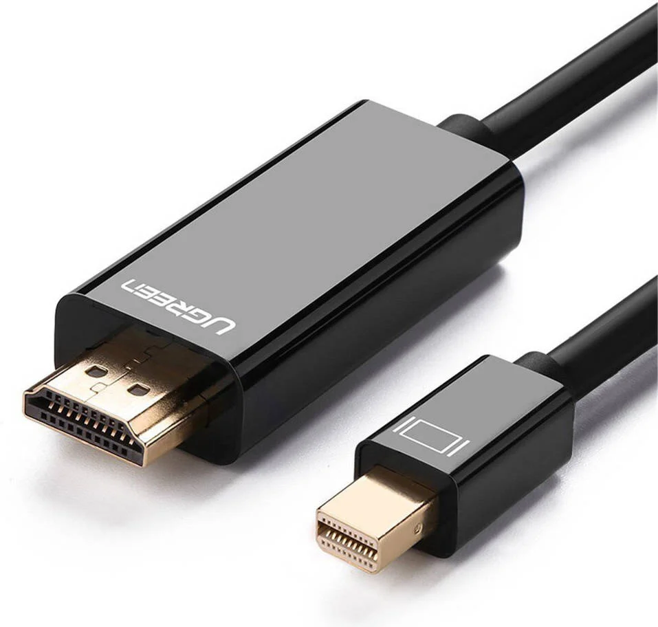 کابل مینی DP نر به HDMI یوگرین 4K طول 1.5 متر، مشکی | 20848 کابل مینی DP نر به HDMI یوگرین 4K طول 1.5 متر، مشکی | 20848