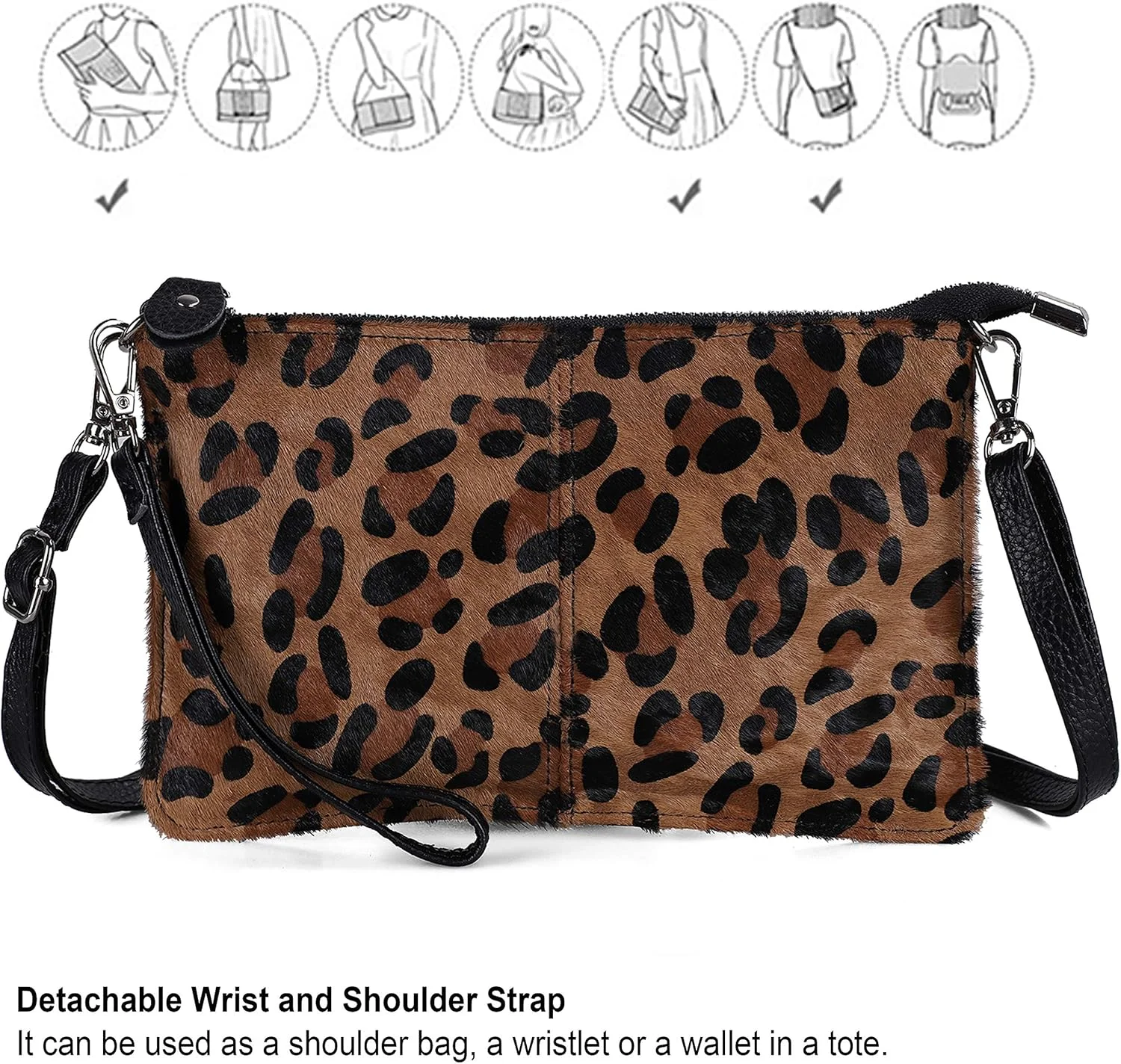 کیف دوشی چرمی کوچک تلفن همراه befen با زیپ نقره ای کیف دوشی چرمی کوچک تلفن همراه befen با زیپ نقره ای