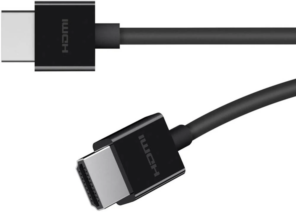 کابل HDMI پرسرعت Belkin Ultra HD طول 2 متر - کابل HDMI ممتاز با کیفیت 4K، Dolby Vision، HDR10، نمایش بهینه برای Apple TV 4K، Apple TV، MacBook و دستگاه های دارای HDMI - مشکی | AV10175BT2MBKV2