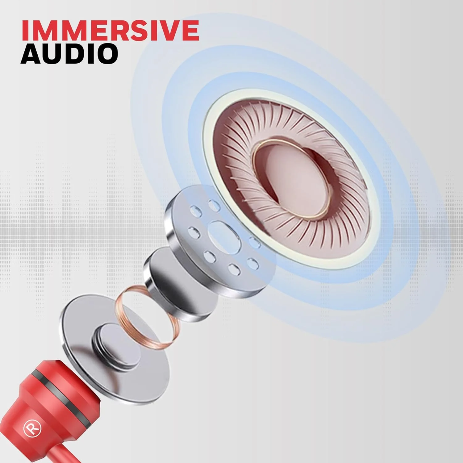هدفون سیمی هانیول Moxie V50 با میکروفون داخلی، درایورهای 10mm*2، حذف نویز پسیو، بیس عمیق و صدای شفاف، کیفیت میکروفون Ultra HD، AUX 3.5mm، فعال سازی دستیار صوتی، طول کابل 1.2 متر