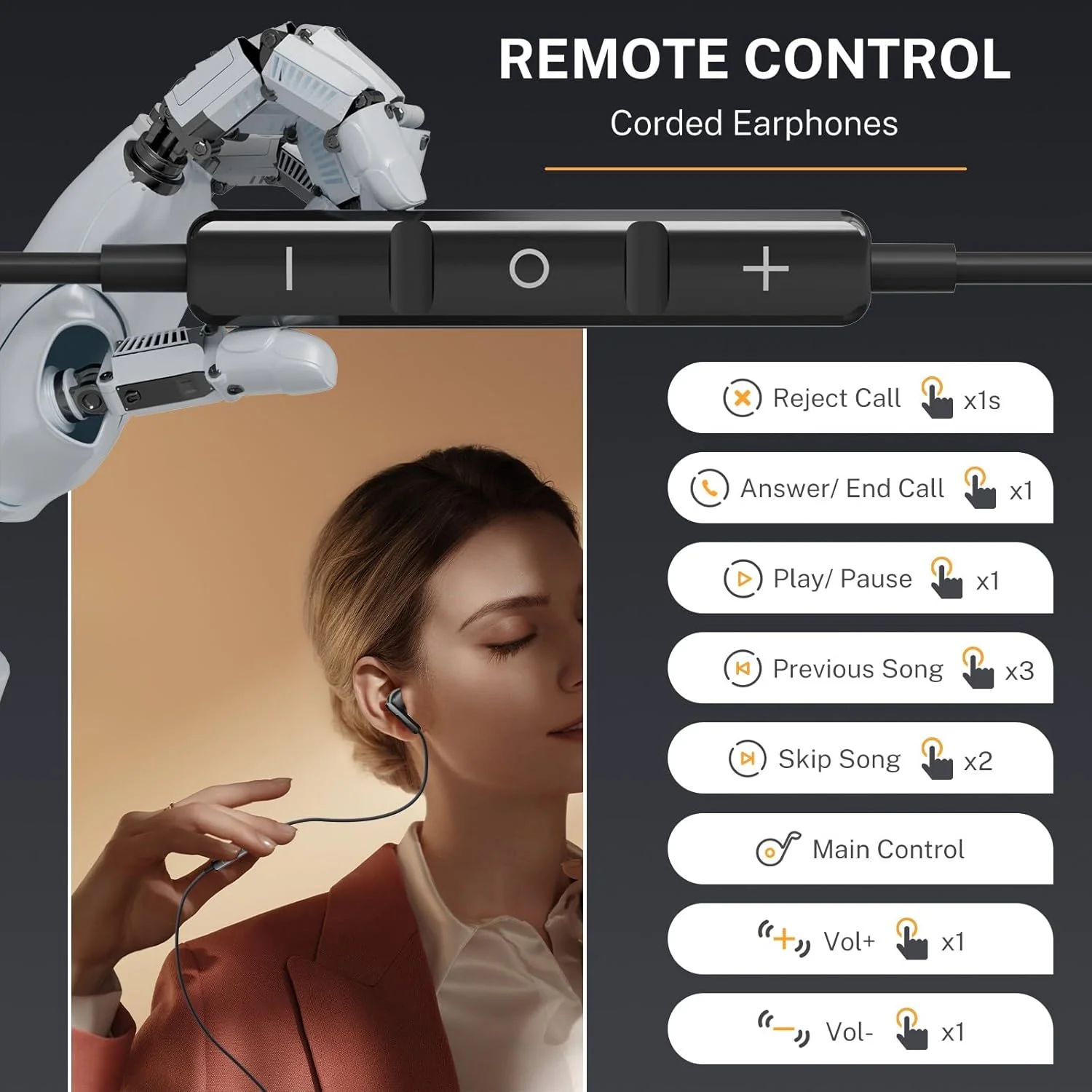 هدفون USB C برای آیفون 15/15 پرو/ 15 پرو مکس، هدفون سیمی تایپ C با میکروفون، عایق صدا، استریو نیمه داخل گوشی، هدفون سیمی USB C برای سامسونگ S22 Ultra S23 اندروید