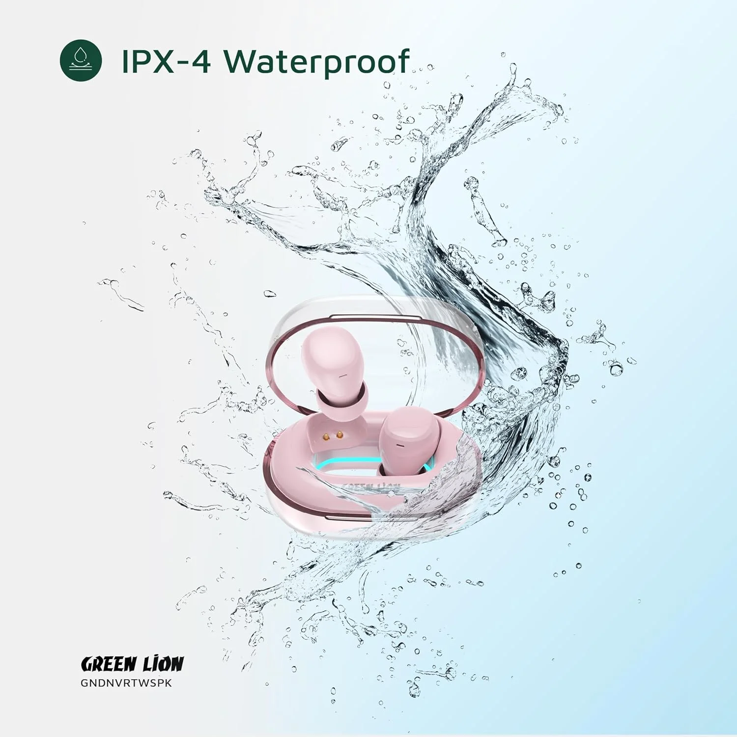 هدفون بی سیم واقعی گرین لاین DENVER، صدای HiFi، (12 ساعت پخش) میکروفون داخلی، کنترل لمسی و دستیار صوتی، گوشی ضد آب IPX4 برای آیفون، تلفن های اندرویدی، لپ تاپ، ورزش (صورتی) هدفون بی سیم واقعی گرین لاین DENVER، صدای HiFi، (12 ساعت پخش) میکروفون داخلی، کنترل لمسی و دستیار صوتی، گوشی ضد آب IPX4 برای آیفون، تلفن های اندرویدی، لپ تاپ، ورزش (صورتی)