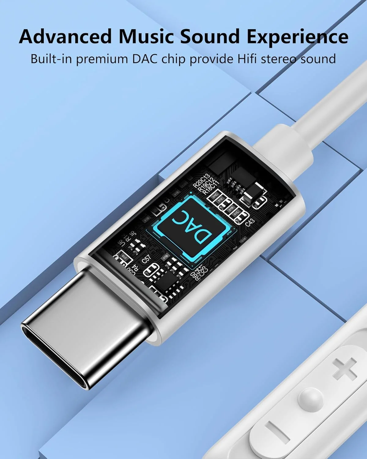 هدفون سیمی USB C برای گلکسی S25 Ultra، هدفون سیمی اندروید با میکروفون برای گلکسی S25 S24 S23 S22 S21 Ultra، هدفون سیمی USBC برای آیفون 16 15 پرو مکس، آیپد پرو ایر مینی