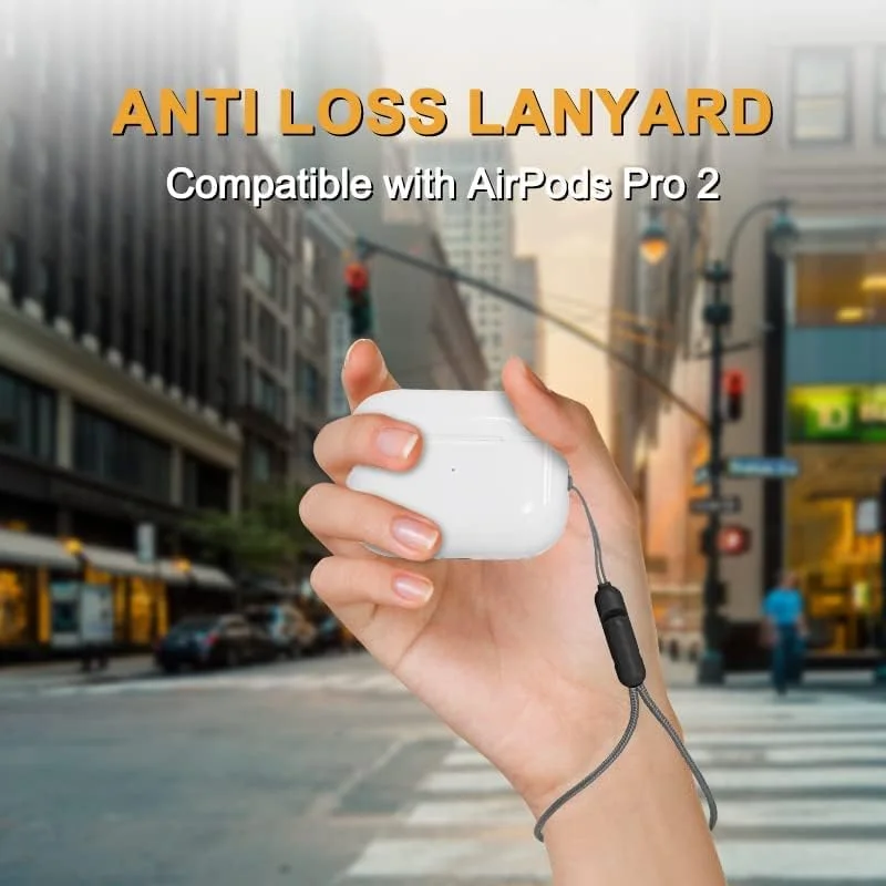 بند گردنی سازگار با ایرپاد پرو 2، هدفون های بلوتوث بی سیم جدید 2023، بند ضد گم شدن، طناب بافته شده (مجموعه 4 عددی) بند گردنی سازگار با ایرپاد پرو 2، هدفون های بلوتوث بی سیم جدید 2023، بند ضد گم شدن، طناب بافته شده (مجموعه 4 عددی)