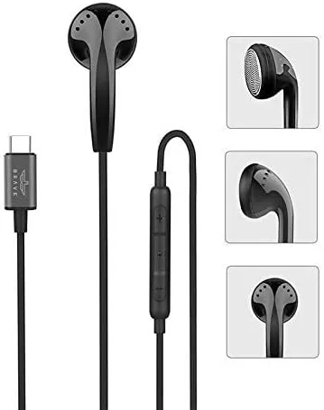 هدفون تک گوش BRAVE USB-C با میکروفون و کنترل صدا، هدست سیمی تک گوشی برای تماس های کاری، سازگار با آیفون 17 16 15 پرو مکس، سامسونگ S25 S24، آیپد پرو، مک بوک (مشکی، BBML 714) هدفون تک گوش BRAVE USB-C با میکروفون و کنترل صدا، هدست سیمی تک گوشی برای تماس های کاری، سازگار با آیفون 17 16 15 پرو مکس، سامسونگ S25 S24، آیپد پرو، مک بوک (مشکی، BBML 714)