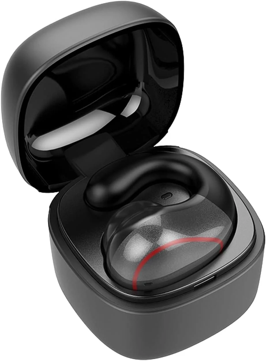 هندزفری بلوتوثی تک گوش با طراحی گوش باز، مینی وایرلس، مناسب آیفون، اندروید، دویدن، دوچرخه سواری، ورزش، باشگاه و فیتنس، مشکی قرمز هندزفری بلوتوثی تک گوش با طراحی گوش باز، مینی وایرلس، مناسب آیفون، اندروید، دویدن، دوچرخه سواری، ورزش، باشگاه و فیتنس، مشکی قرمز