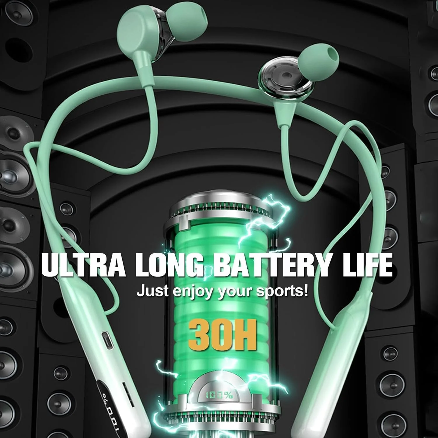 هدفون گردنی بلوتوثی، هدفون ورزشی بیسیم با قابلیت حذف نویز ENC، هدفون ضد آب داخل گوشی TWS برای آیفون، اندروید، دوندگان و کار هدفون گردنی بلوتوثی، هدفون ورزشی بیسیم با قابلیت حذف نویز ENC، هدفون ضد آب داخل گوشی TWS برای آیفون، اندروید، دوندگان و کار