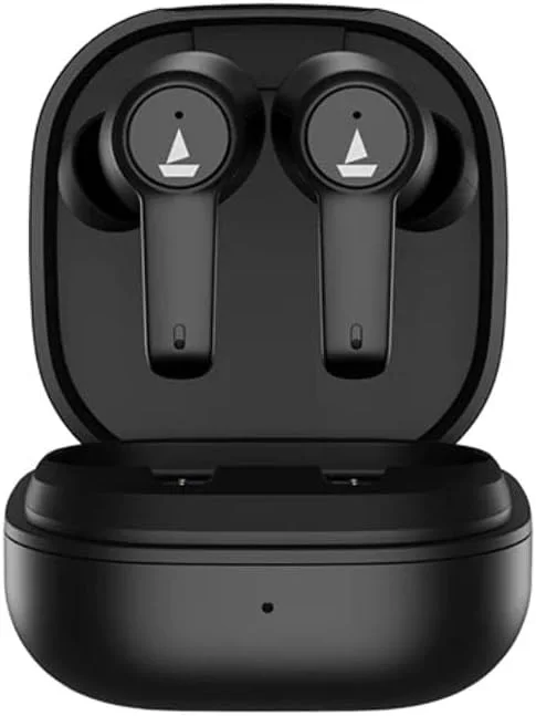 هدفون بیسیم بلوتوثی داخل گوشی boAt Airdopes 411ANC با قابلیت حذف نویز فعال، پخش تا 17.5 ساعت و شارژ سریع (مشکی طوفانی) هدفون بیسیم بلوتوثی داخل گوشی boAt Airdopes 411ANC با قابلیت حذف نویز فعال، پخش تا 17.5 ساعت و شارژ سریع (مشکی طوفانی)