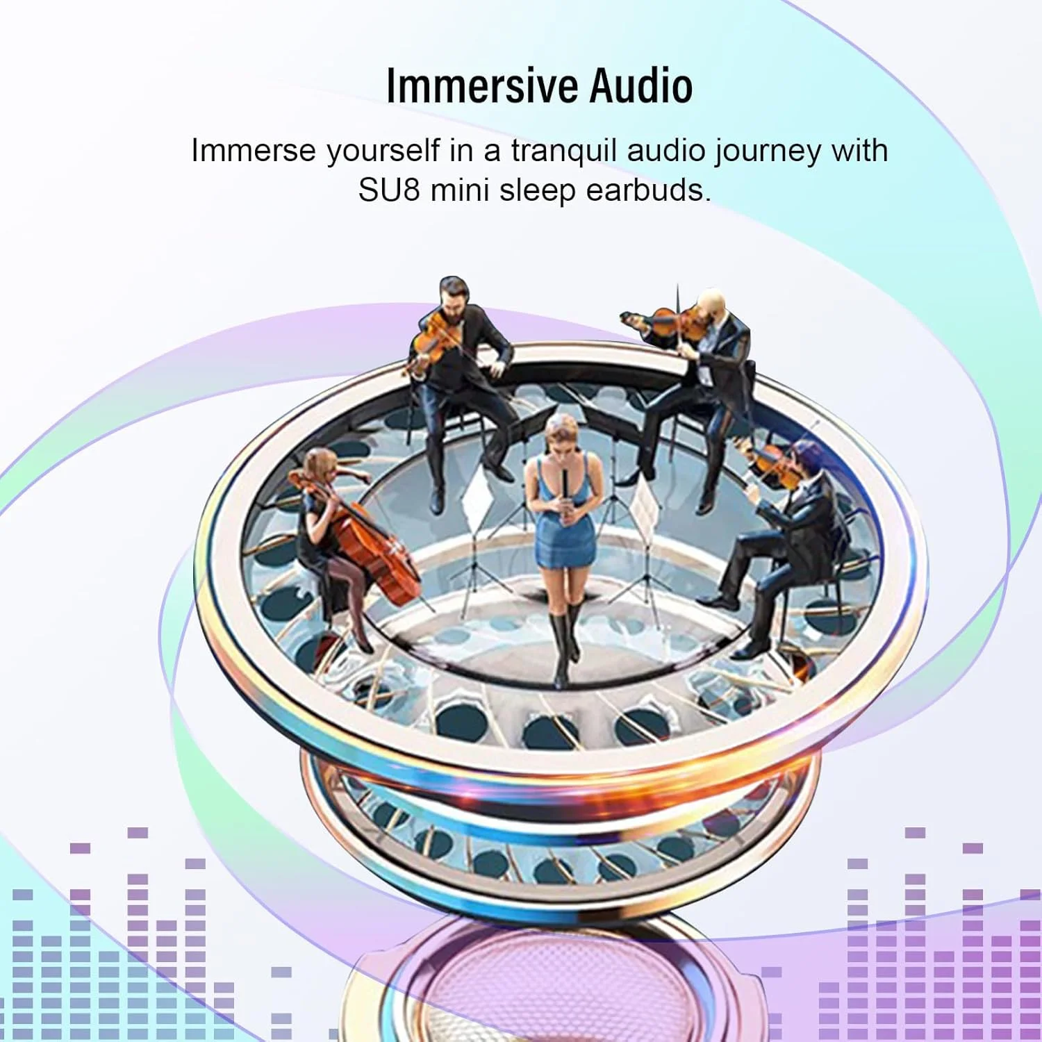 هدفون بیسیم بلوتوث 5.4، هدفونهای کوچک مناسب خواب با میکروفون حذف نویز، هدفون ورزشی ضدآب IPX7، 47 ساعت پخش، کنترل لمسی، شارژ USB-C، نمایشگر LED، مشکی هدفون بیسیم بلوتوث 5.4، هدفونهای کوچک مناسب خواب با میکروفون حذف نویز، هدفون ورزشی ضدآب IPX7، 47 ساعت پخش، کنترل لمسی، شارژ USB-C، نمایشگر LED، مشکی