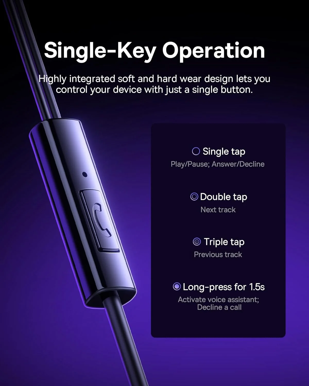 هدفون تایپ سی Baseus Encok CZ11، هدفون سیمی USB C با میکروفون، هدفون داخل گوشی برای آیفون 15 پرو مکس، آیپد پرو/ایر، مک بوک پرو/ایر، سامسونگ S24 Ultra و غیره - مشکی هدفون تایپ سی Baseus Encok CZ11، هدفون سیمی USB C با میکروفون، هدفون داخل گوشی برای آیفون 15 پرو مکس، آیپد پرو/ایر، مک بوک پرو/ایر، سامسونگ S24 Ultra و غیره - مشکی