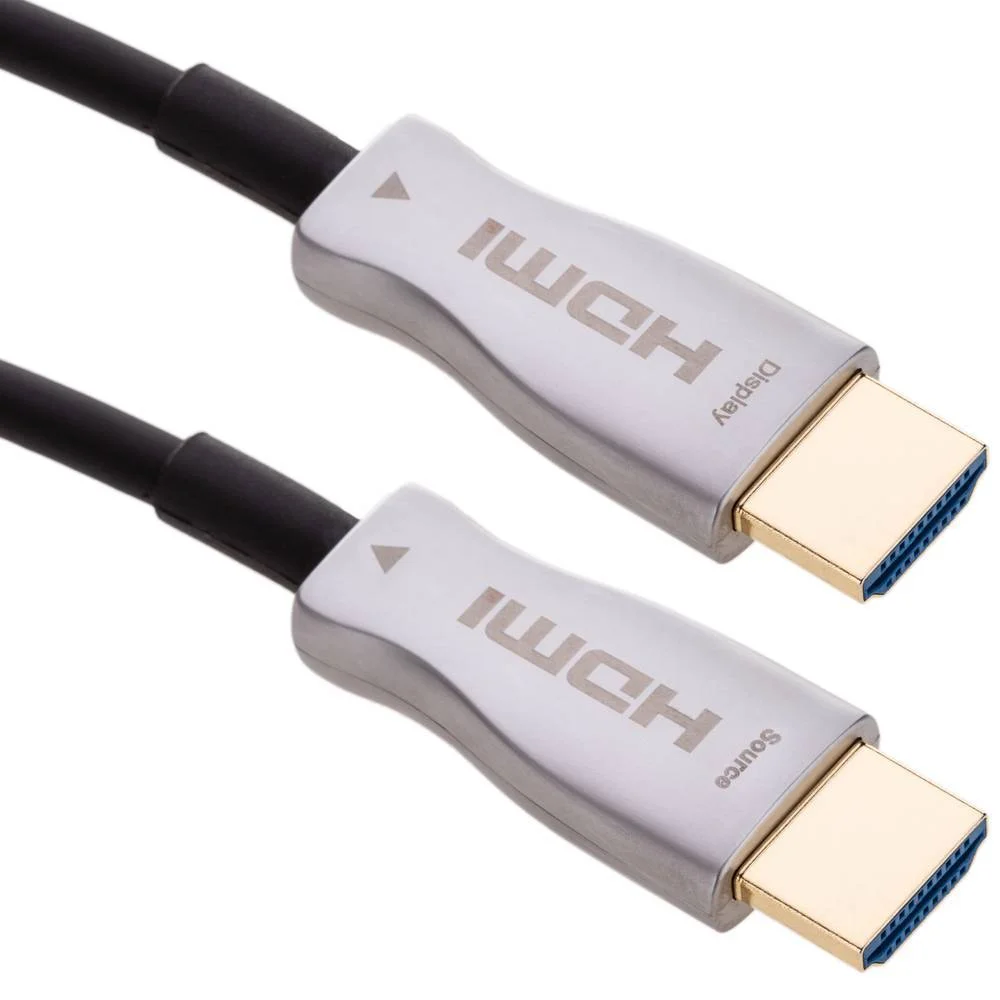 کابل HDMI به HDMI HDTV 2.0، ARC 4K 60Hz، تا 48 گیگابیت بر ثانیه، 2160P Ultra HD، 4K UHD، طول 30 متر، مشکی / خاکستری