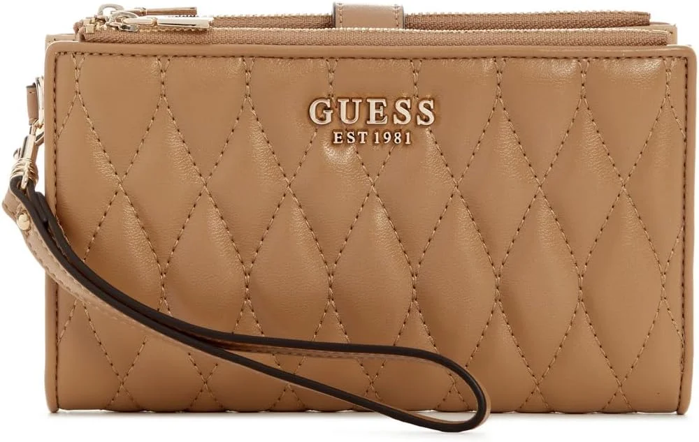 کیف دستی زنانه GUESS مدل Valla Slg با دو زیپ