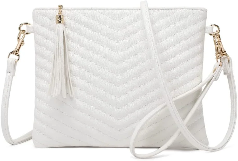 کیف دستی شانه ای چرم مصنوعی مد روز، کیف پول کلاچ با بند مچی، کیف های کوچک دوشی منگوله دار زنانه کیف دستی شانه ای چرم مصنوعی مد روز، کیف پول کلاچ با بند مچی، کیف های کوچک دوشی منگوله دار زنانه