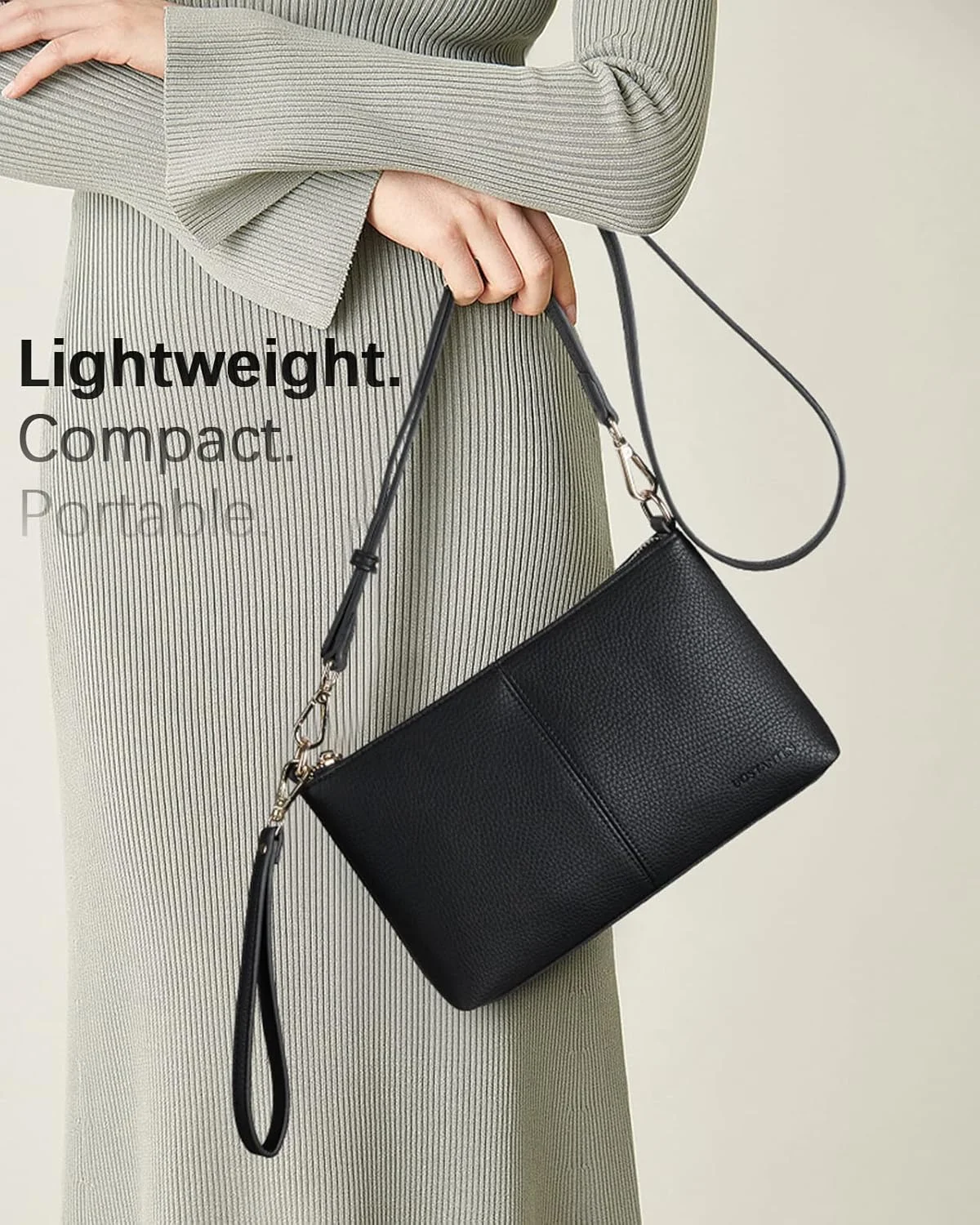 کیف های کراس بادی زنانه بوستانتن، کیف های چرمی گیاهی، کیف های دستی شانه ای لحافی با بند شانه ای قابل تنظیم