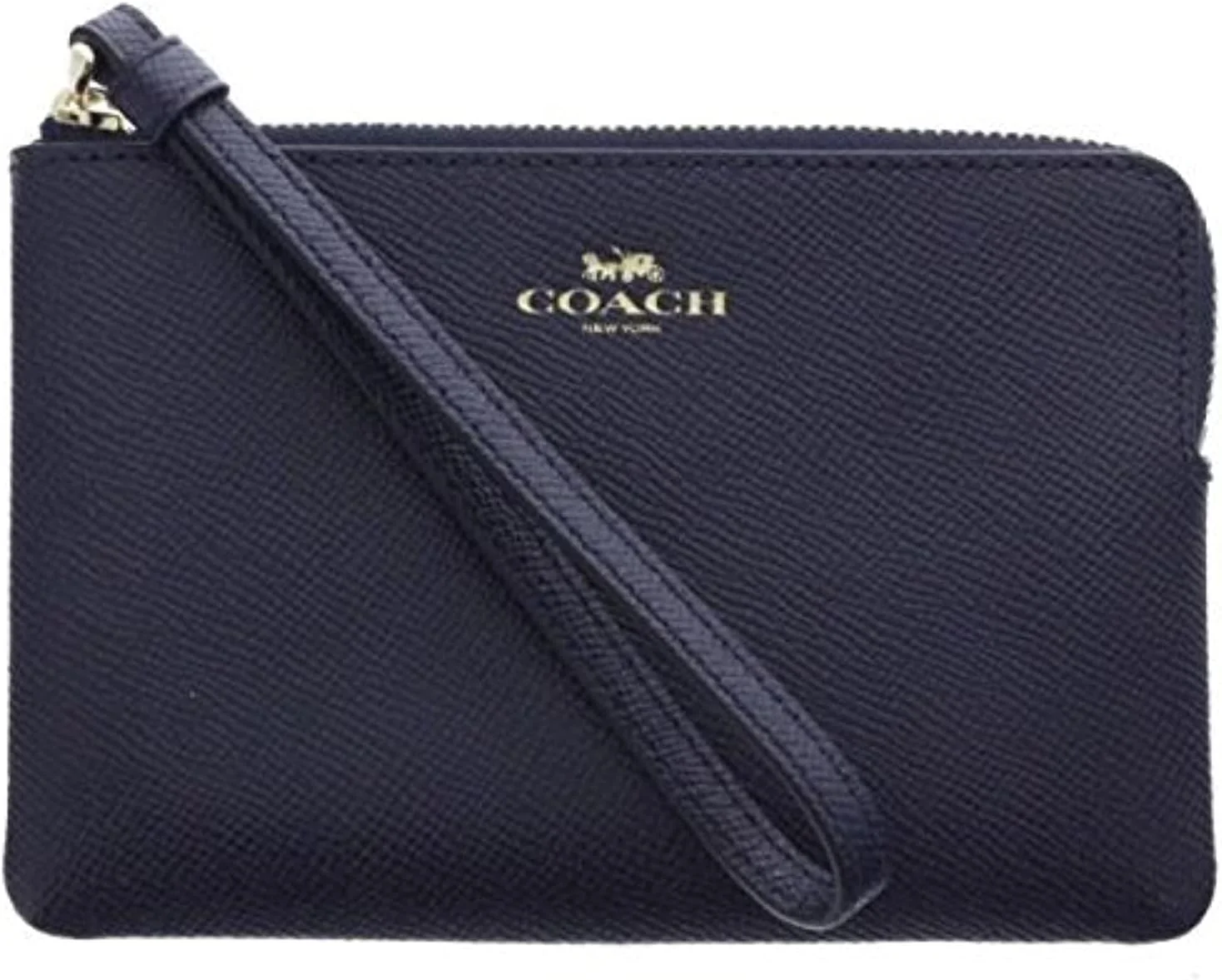 کیف مچی زیپ دار Coach با چرم دانه دار کیف مچی زیپ دار Coach با چرم دانه دار