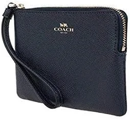 کیف مچی زیپ دار Coach با چرم دانه دار