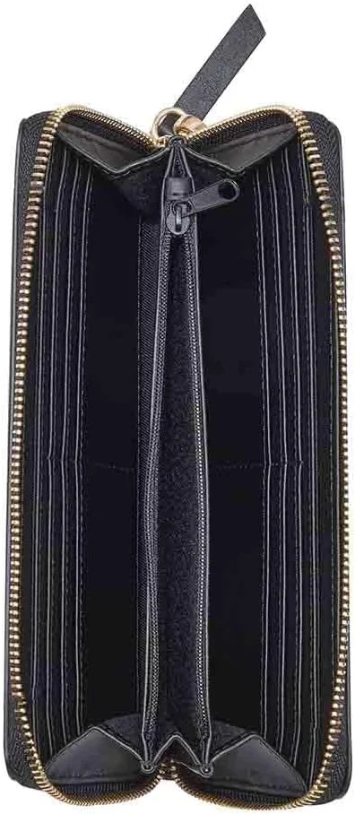 کیف پول مچی زیپ دار ناین وست مدل Kyelle مشکی