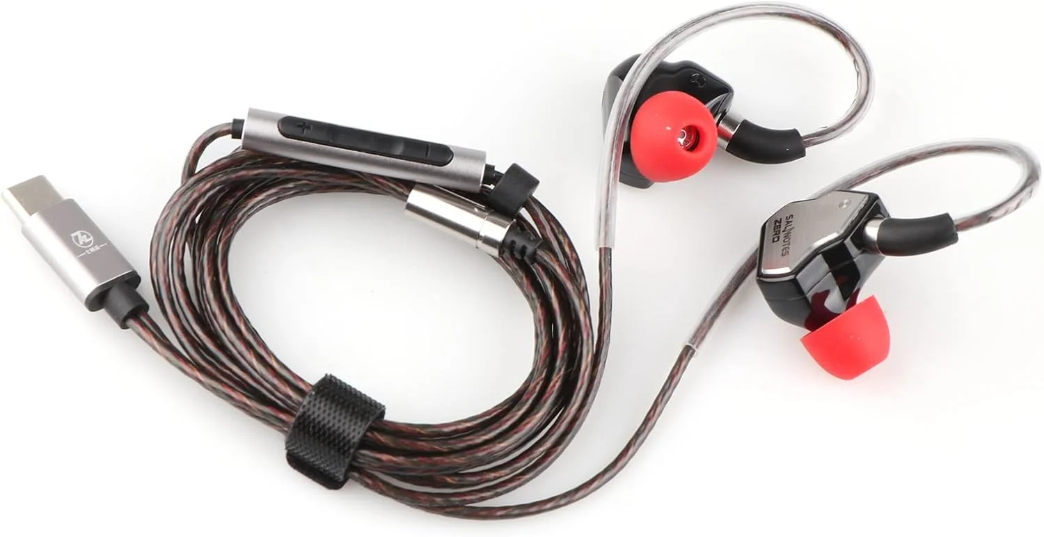 هدفون داخل گوشی سیمی LINSOUL 7Hz Salnotes Zero HiFi با درایور دینامیک 10 میلیمتری، میکروفون، دیافراگم کامپوزیت فلزی، صفحه استیل ضد زنگ، کابل جداشدنی 2 پین OFC (مشکی، با میکروفون، تایپ C) هدفون داخل گوشی سیمی LINSOUL 7Hz Salnotes Zero HiFi با درایور دینامیک 10 میلیمتری، میکروفون، دیافراگم کامپوزیت فلزی، صفحه استیل ضد زنگ، کابل جداشدنی 2 پین OFC (مشکی، با میکروفون، تایپ C)