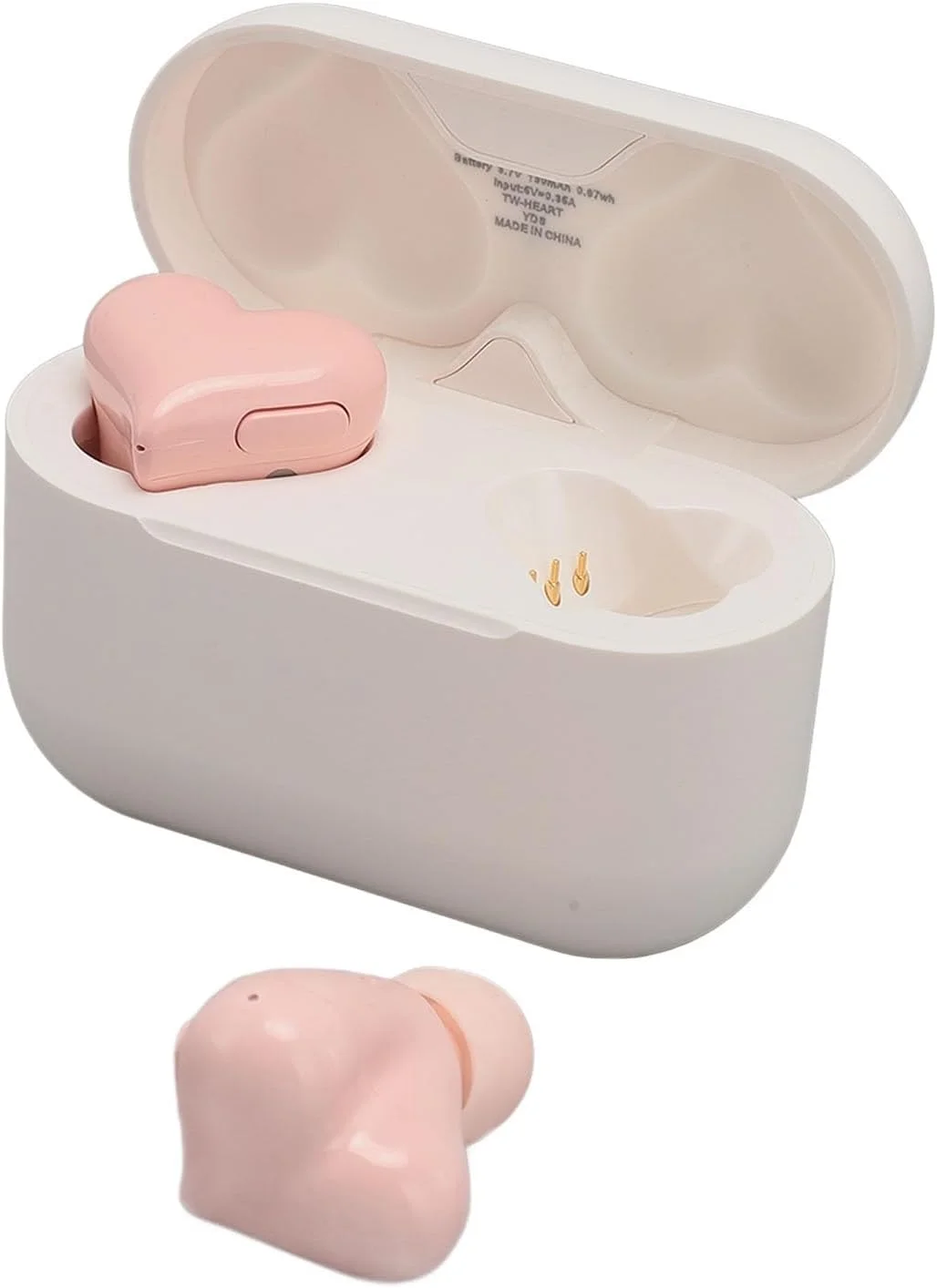 هدفون های قلبی Annadue برای دختران و زنان، هدفون های بی سیم زیبا با جعبه شارژ، صدای استریو HIFI، هدفون های بلوتوث ضد آب قلبی شکل برای سفر ورزشی (صورتی) هدفون های قلبی Annadue برای دختران و زنان، هدفون های بی سیم زیبا با جعبه شارژ، صدای استریو HIFI، هدفون های بلوتوث ضد آب قلبی شکل برای سفر ورزشی (صورتی)