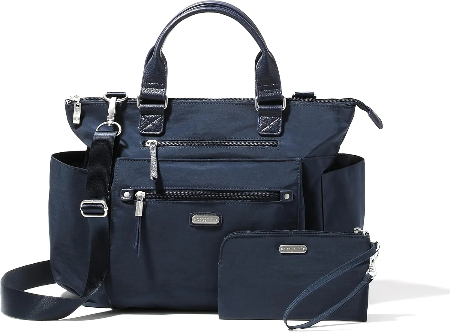 کیف کوله پشتی زنانه باگالینی مدل 3 در 1 به همراه کیف مچی موبایل RFID