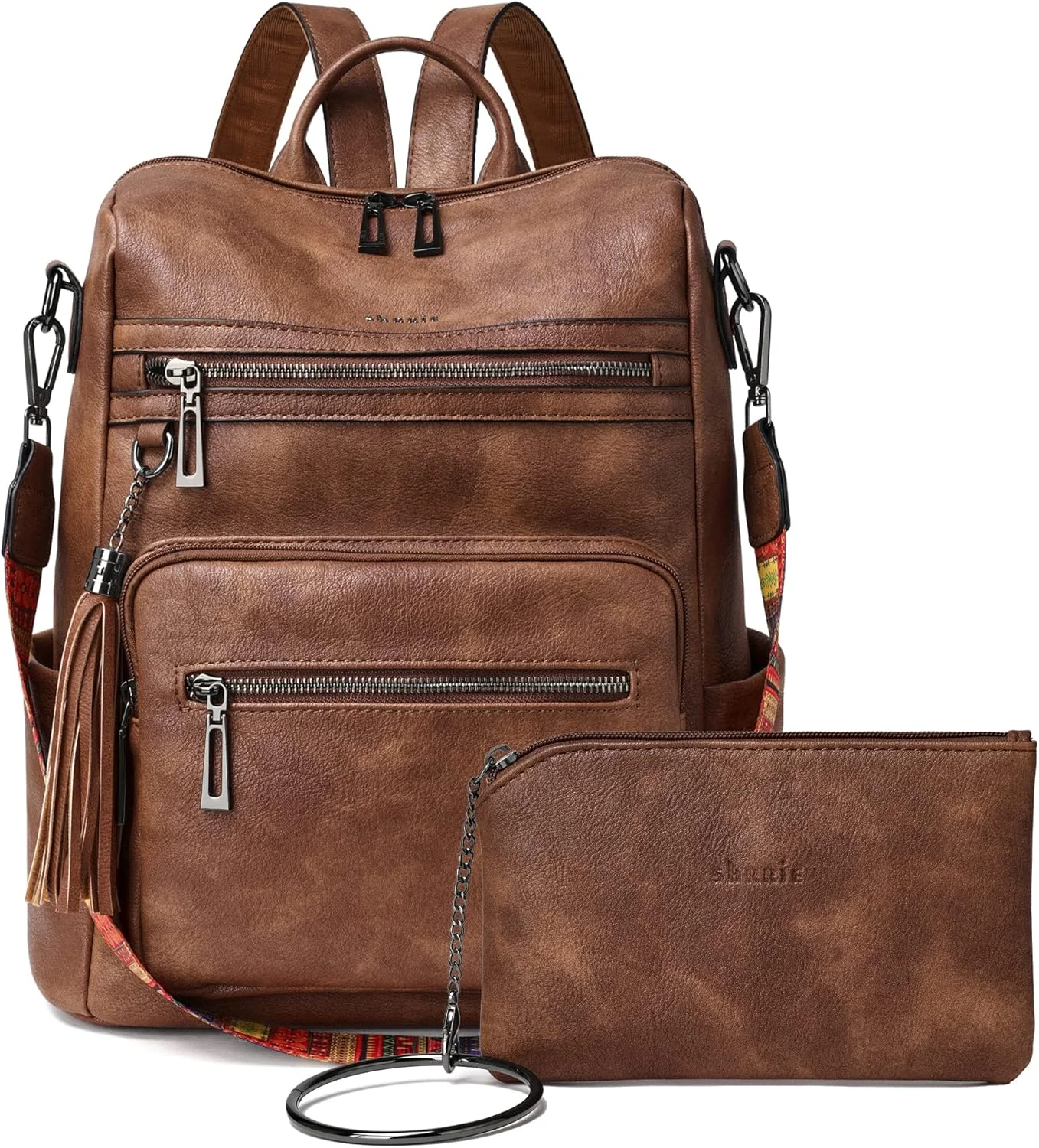 کیف کوله پشتی زنانه شری، کوله پشتی چرمی، کوله پشتی مسافرتی طراح مد، کیف شانه ای تبدیل شونده با مچ بند کیف کوله پشتی زنانه شری، کوله پشتی چرمی، کوله پشتی مسافرتی طراح مد، کیف شانه ای تبدیل شونده با مچ بند