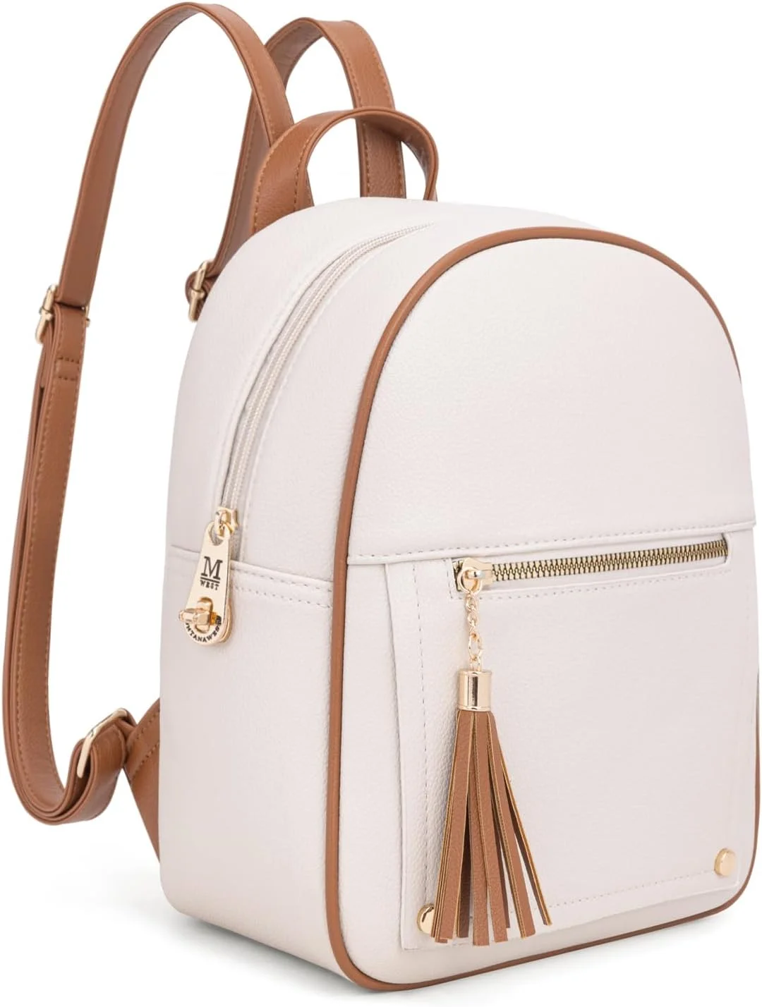 کیف کوله پشتی کوچک زنانه Montana West با زیپ ایمن و منگوله کیف کوله پشتی کوچک زنانه Montana West با زیپ ایمن و منگوله
