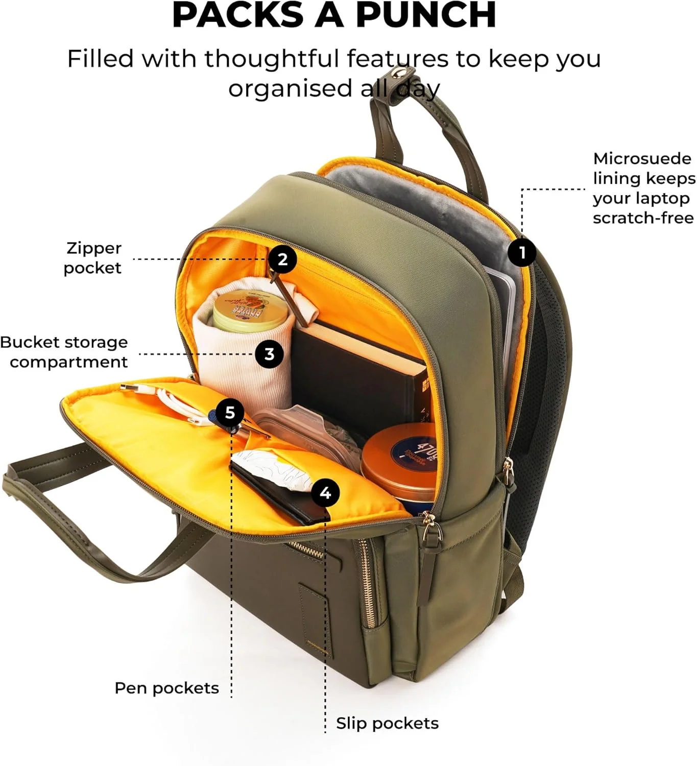 کوله پشتی مدل Sundae از جنس نایلون نرم ضد آب موکوبارا، مناسب برای لپ تاپ 15 اینچی، دارای آستین چمدان، مناسب کار، سفر و استفاده روزانه، مشکی، زنانه کوله پشتی مدل Sundae از جنس نایلون نرم ضد آب موکوبارا، مناسب برای لپ تاپ 15 اینچی، دارای آستین چمدان، مناسب کار، سفر و استفاده روزانه، مشکی، زنانه