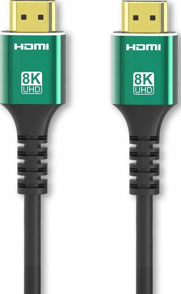 کابل HDMI پرسرعت به HDMI HDTV، خط انتقال استاندارد HD2.1V، ARC 8K 60Hz، تا 48 گیگابیت بر ثانیه، 4320P Ultra HD، 8K Ultra HD، طول 5 متر