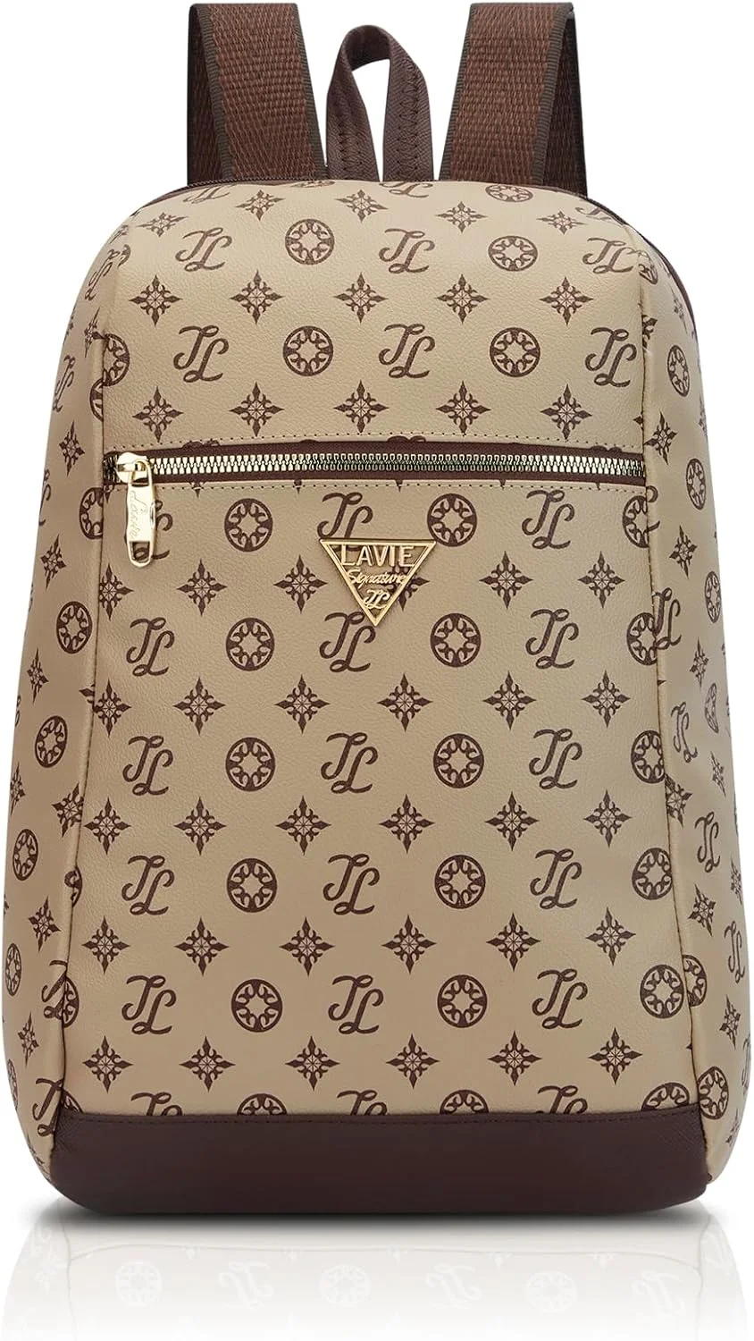 کوله پشتی فشن زنانه لاوی سیگنیچر مدل St.Louis با ظرفیت 11 لیتر | کوله پشتی جمع و جور | کیف دستی زنانه | کیف شانه ای شیک | هدیه برای خانم ها، طوسی، سایز S