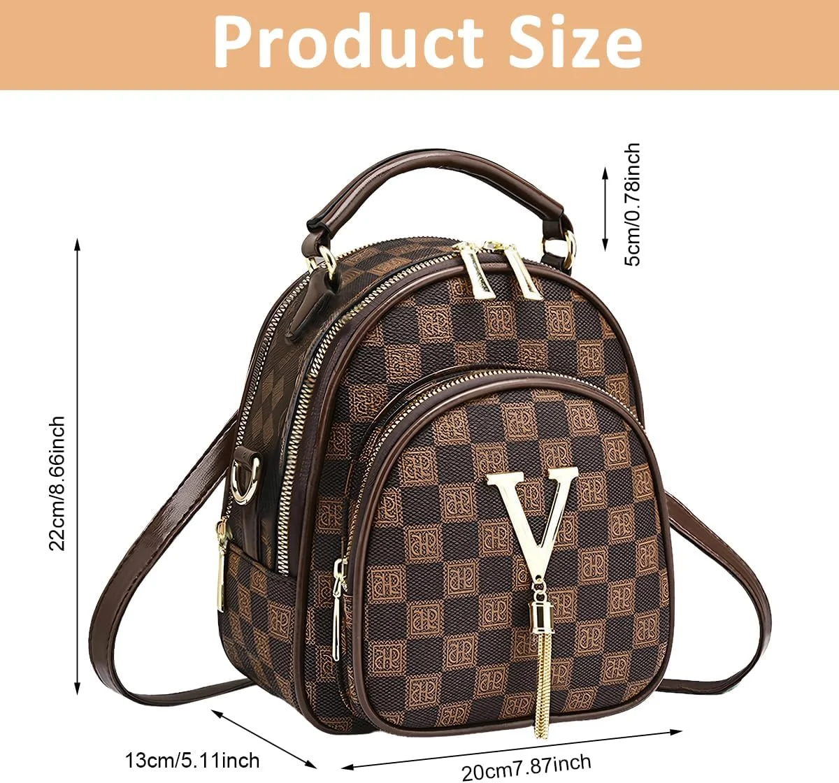 کیف دوشی کوچک زنانه، کیف دستی شیک و کوچک، کوله پشتی دوشی، کیف دستی چاپی مد روز