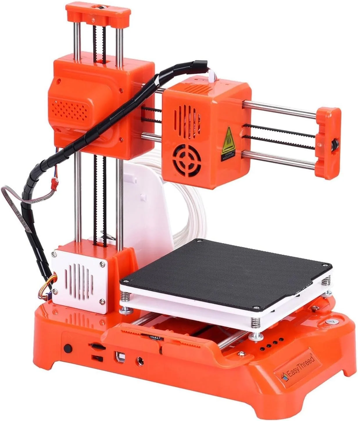 جعبه اسباب بازی پرینتر سه بعدی، با صفحه چاپ مغناطیسی قابل جابجایی، فیلامنت PLA، صفحه مغناطیسی قابل جابجایی، کابل USB، کارت TF، اندازه 100 * 100 * 100 میلی متر