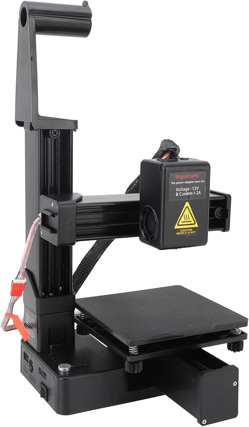 پرینتر سه بعدی برای مبتدیان، حجم ساخت 100x100x100 میلی متر، پرینتر FDM با سرعت بالا، دستگاه چاپ سه بعدی با دوشاخه آمریکایی برای PLA TPU گرمایش سریع خانه و دفتر