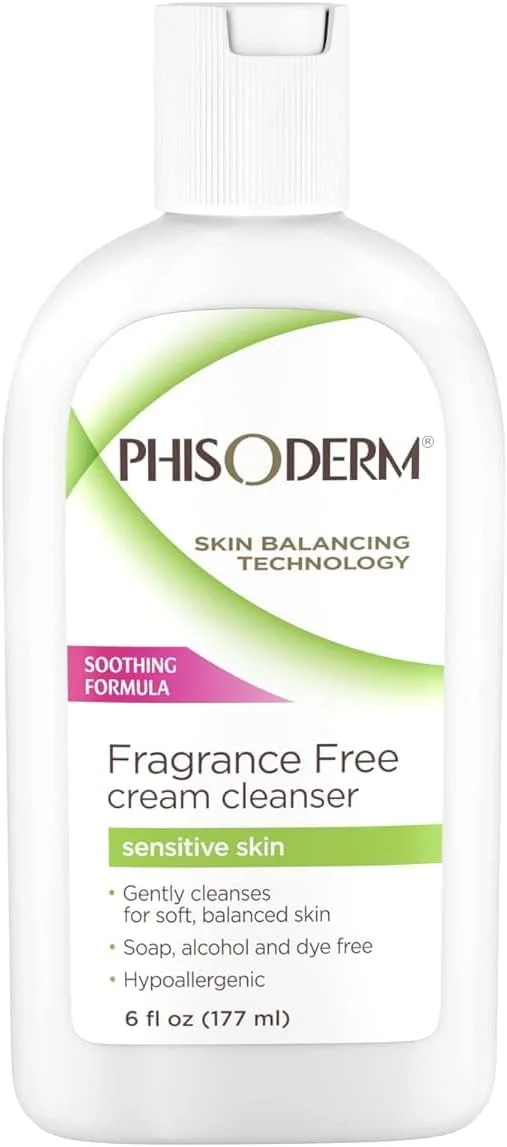 کرم پاک کننده صورت فیزودرم بدون رایحه برای پوست حساس 177 میلی لیتر (بسته 6 عددی)