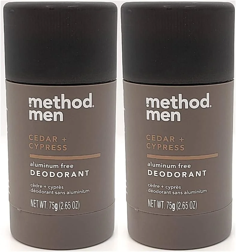 دئودورانت مردانه بدون آلومینیوم متد، سدر و سرو، 75 گرم (بسته 2 عددی)