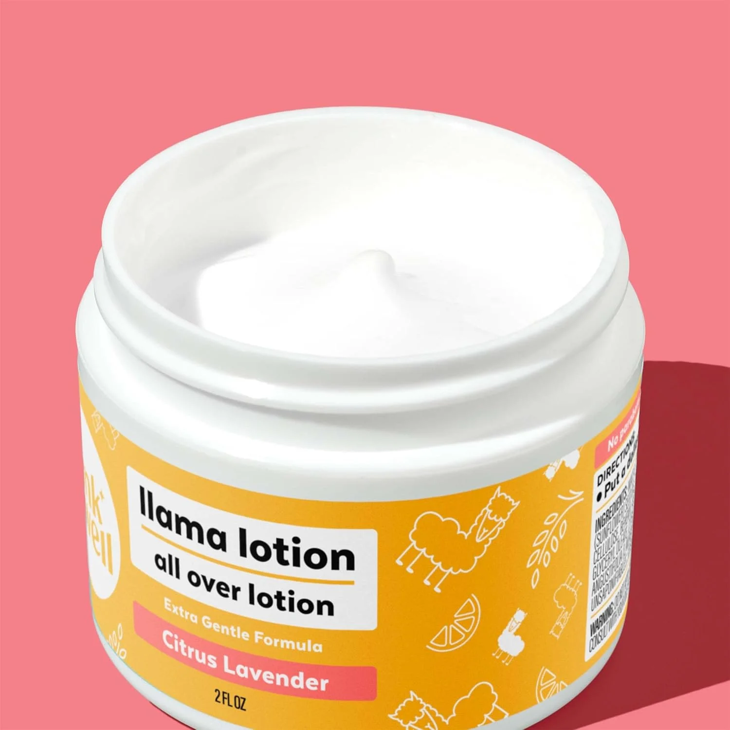 لوسیون بدن کودک Well Llama Wink Naturals، مراقبت ملایم از بدن برای مرطوب کردن و تسکین پوست خشک نوزادان، کودکان و بزرگسالان، فاقد پارابن، مواد شیمیایی، رنگ و عطر (59 میلی لیتر)