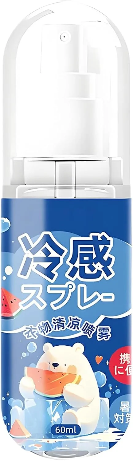 اسپری خنک کننده | مه خنک کننده بدن برای خنک شدن فوری | مه مرطوب کننده، طراوت بخش و تسکین دهنده با ماندگاری طولانی برای روزهای گرم، مسافرت و آب و هوای تابستانی