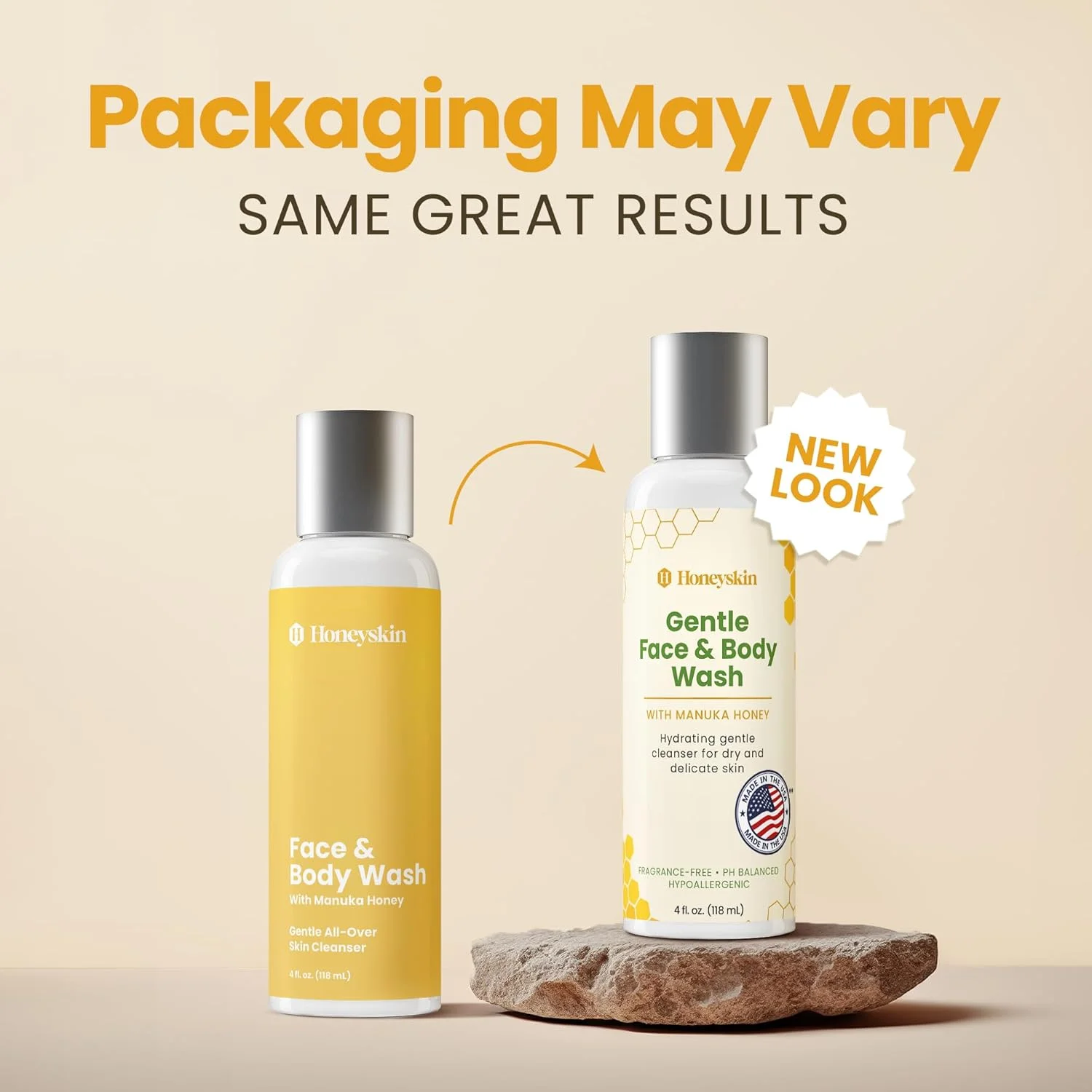 شوینده ملایم و مرطوب کننده ارگانیک صورت و بدن هانی اسکین (118 میلی لیتر) حاوی عسل مانوکا، آلوئه ورا، مواد گیاهی، بدون پارابن، بدون سولفات، بدون عطر، ضد حساسیت شوینده ملایم و مرطوب کننده ارگانیک صورت و بدن هانی اسکین (118 میلی لیتر) حاوی عسل مانوکا، آلوئه ورا، مواد گیاهی، بدون پارابن، بدون سولفات، بدون عطر، ضد حساسیت