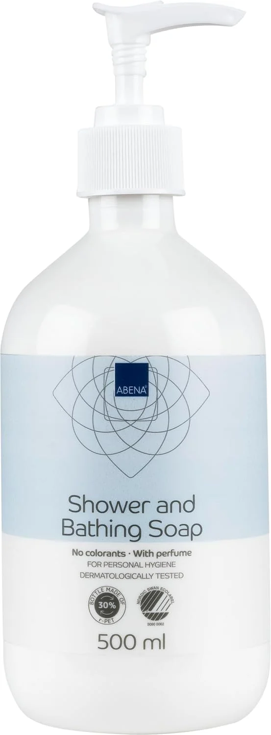 مایع شستشوی سر و بدن 3 در 1 آبنا با رایحه ملایم، مراقبت ملایم از پوست و مو، تمیز کنندگی موثر و استفاده اقتصادی، تست شده از نظر پوستی، pH خنثی، بدون رنگ، 500 میلی لیتر