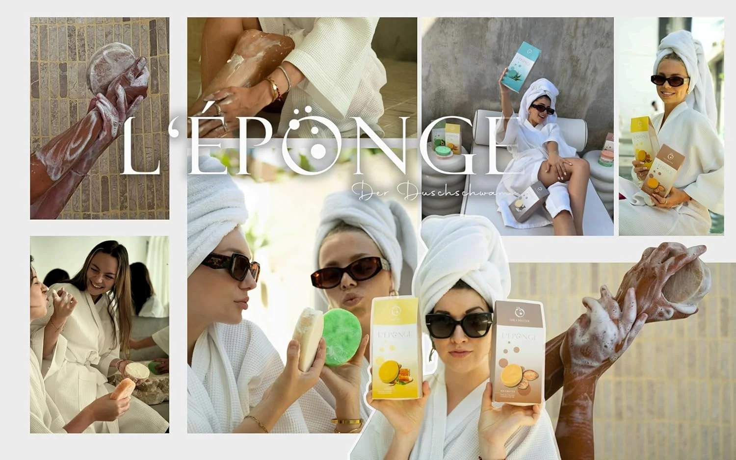 اسفنج حمام شیر بز L'ÉPONGE، اسفنج نوآورانه 4 در 1 با صابون طبیعی کف کننده، رایحه شدید و اثر لایه برداری ملایم. اسفنج طبیعی برای تا 30 بار شستشو اسفنج حمام شیر بز L'ÉPONGE، اسفنج نوآورانه 4 در 1 با صابون طبیعی کف کننده، رایحه شدید و اثر لایه برداری ملایم. اسفنج طبیعی برای تا 30 بار شستشو