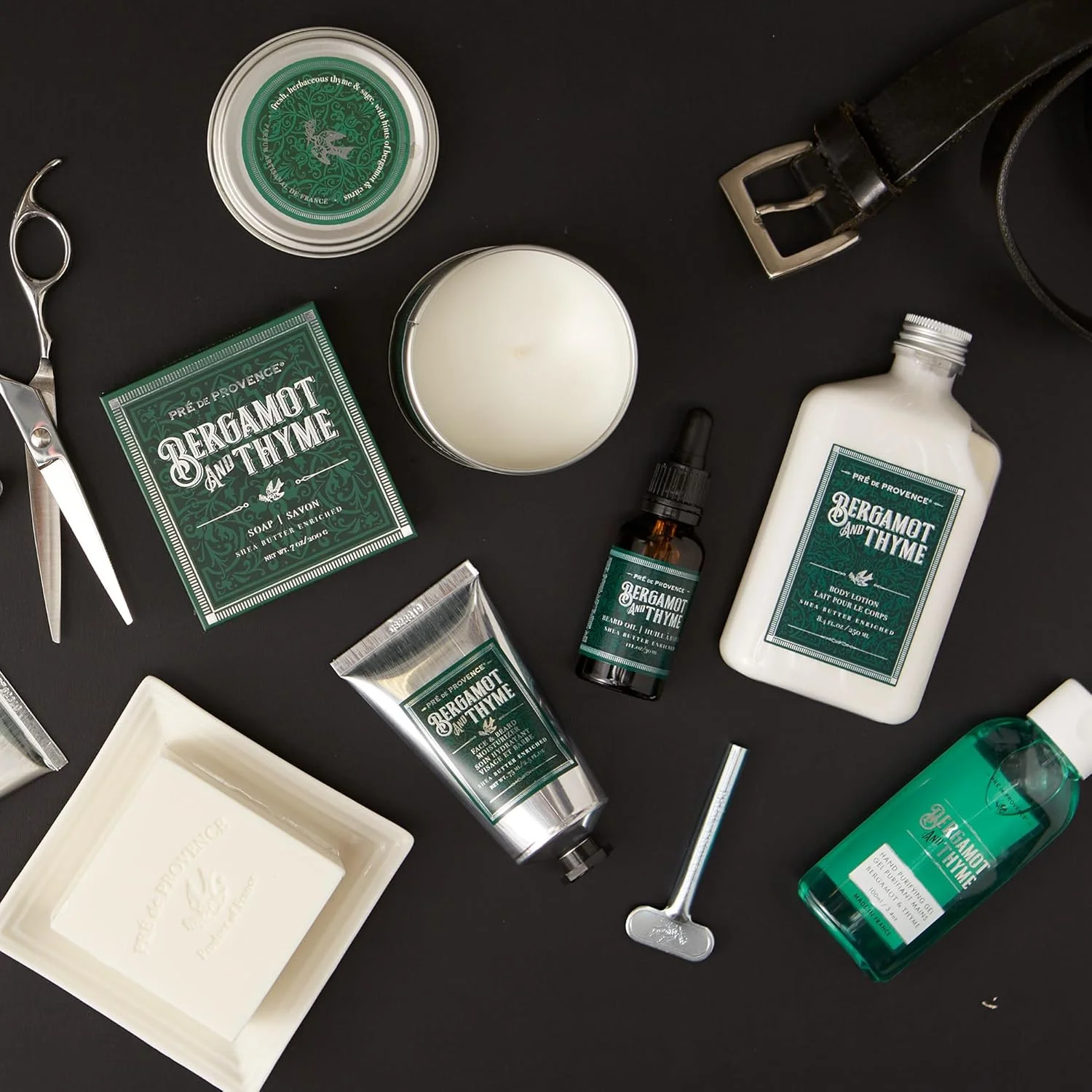 روغن ریش برگاموت و آویشن مردانه Pre de Provence، 250 میلی لیتر