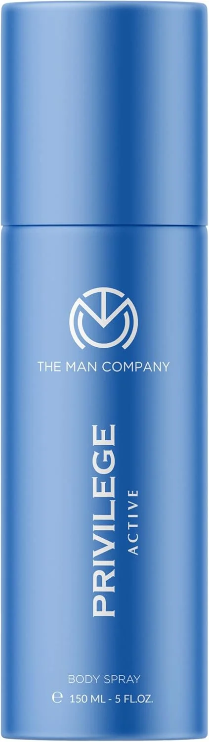 اسپری خوشبو کننده بدن مردانه پریویلیج اکتیو دِ مَن کمپانی | اسپری بدن ممتاز | رایحه ماندگار | دئو مناسب برای استفاده روزمره | هدیه برای همسر، دوست پسر - 150 میلی لیتر