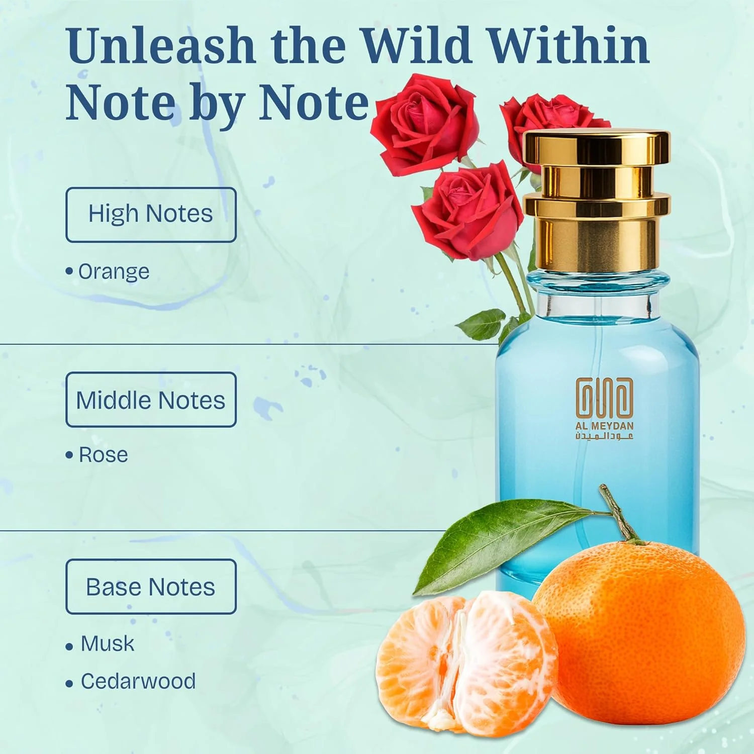 عطر روغنی زنانه – رایحه ای از مادام بیست و چهار – عطر بدون الکل با رایحه پرتقال، رز، مشک و چوب سدر – ماندگاری طولانی 8 تا 12 ساعت (80 میلی لیتر)