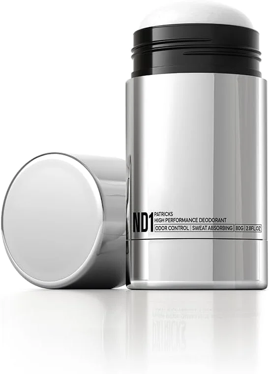 دئودورانت مردانه پاتریکس ND1 با عملکرد بالا و بدون آلومینیوم، استیک، با رایحه ترنج ایتالیایی و نرولی، ماندگاری طولانی، محافظت در برابر بو و تعریق، وگان، بدون سولفات و تست حیوانی، 80 گرم