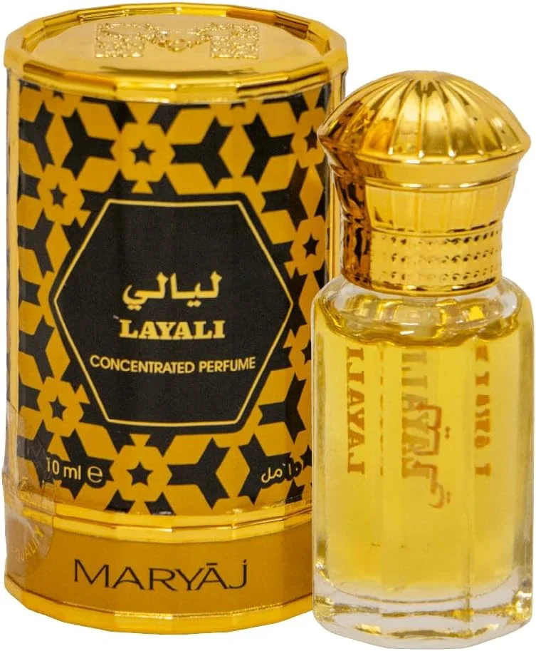 روغن عطر متمرکز لیالی ماریج، унисекс، فرم روغنی، 10 میلی لیتر، بدون الکل، ماندگاری طولانی روغن عطر متمرکز لیالی ماریج، унисекс، فرم روغنی، 10 میلی لیتر، بدون الکل، ماندگاری طولانی