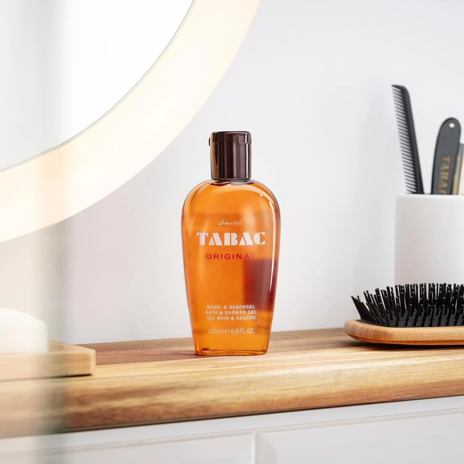ژل حمام و دوش تاباک اورجینال – اورجینال از سال 1959 – ملایم برای پوست – با رایحه اورجینال – احساس طراوت و تغذیه محسوس | 200 میلی لیتر