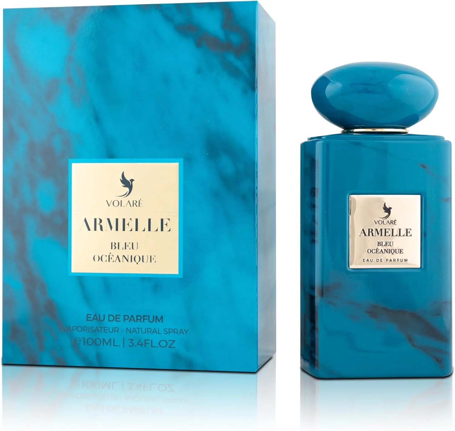 ادکلن унисекс Volare Armelle Bleu Oceanique با رایحه وانیل شور، ۱۰۰ میلی لیتر