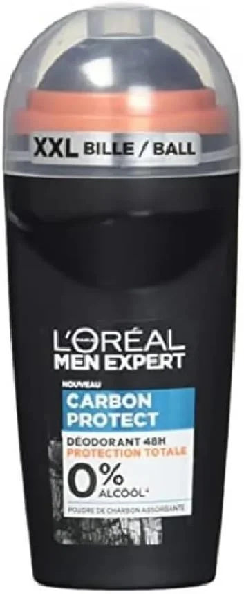 رول ضد تعریق مردانه لورال پاریس مدل Carbon Protect Intense Ice حجم 50 میلی لیتر