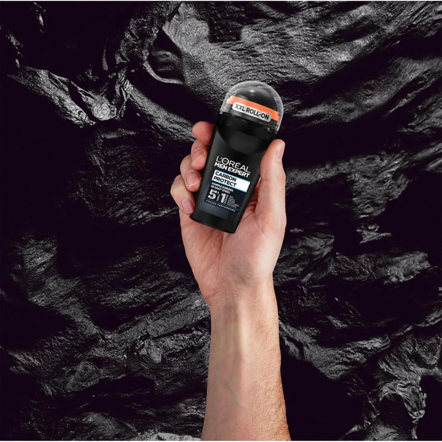 رول ضد تعریق مردانه لورال پاریس مدل Carbon Protect Intense Ice حجم 50 میلی لیتر
